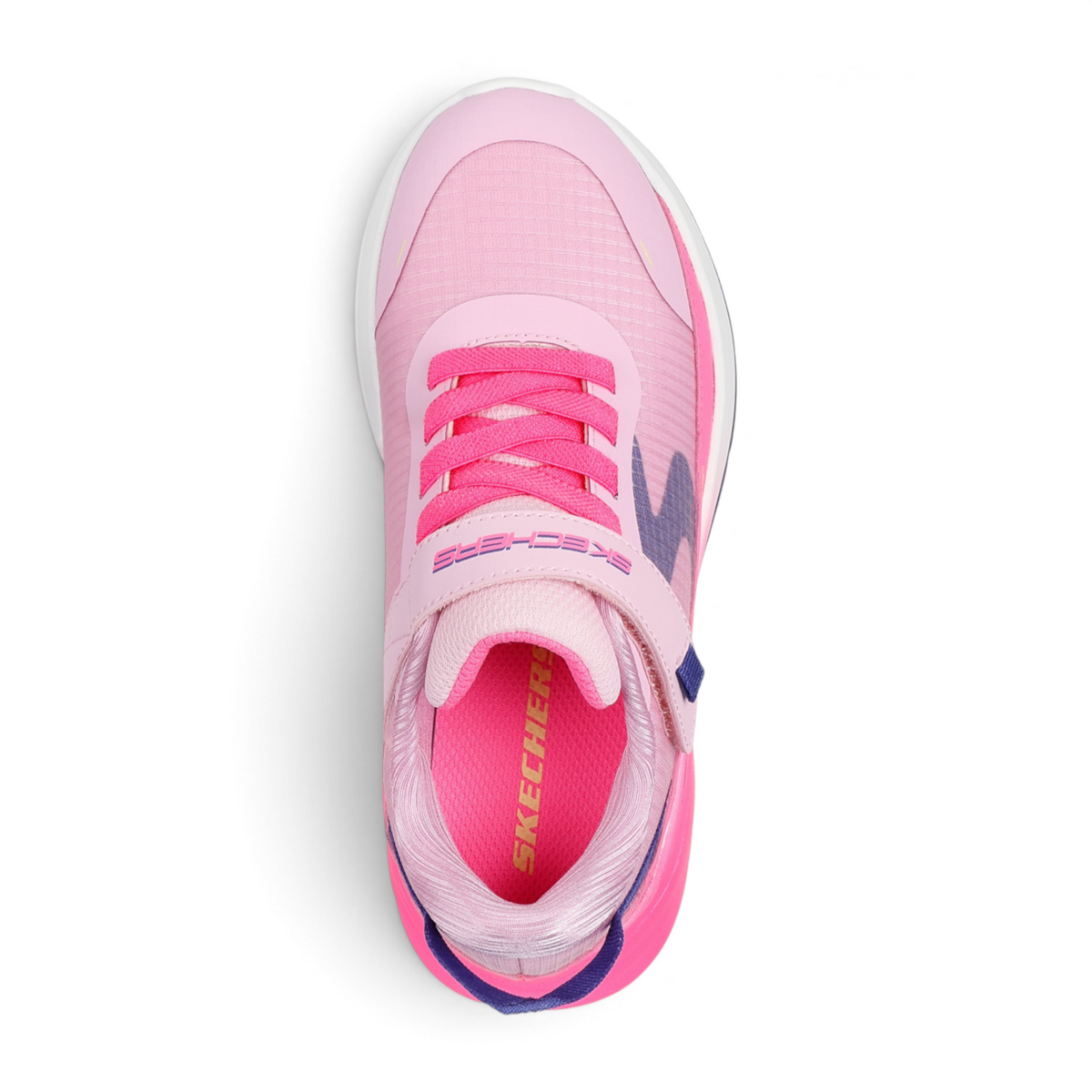 FRG SKECHERS Street Tres-Air Uno Vision-Airy pink slip-in sneakers with mesh upper and purple heel detail