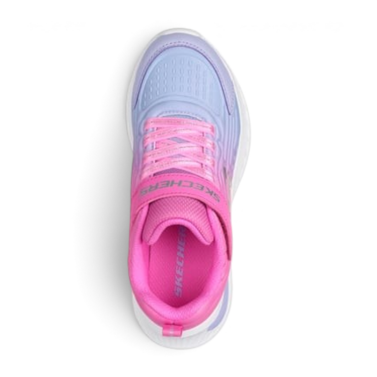 FRG JUMPSTERS-TECH kids sneaker in purple and pink with a hook-and-loop strap and cushioned white sole