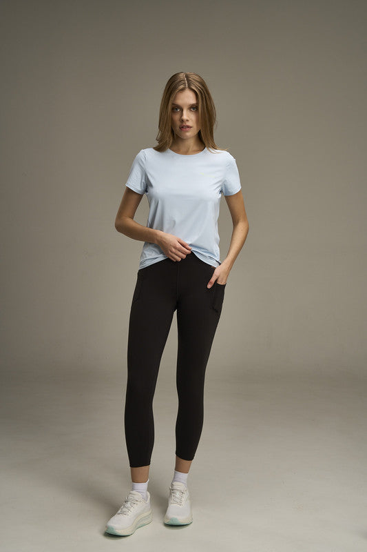 Anta Tight Ankle Pants Pro Black