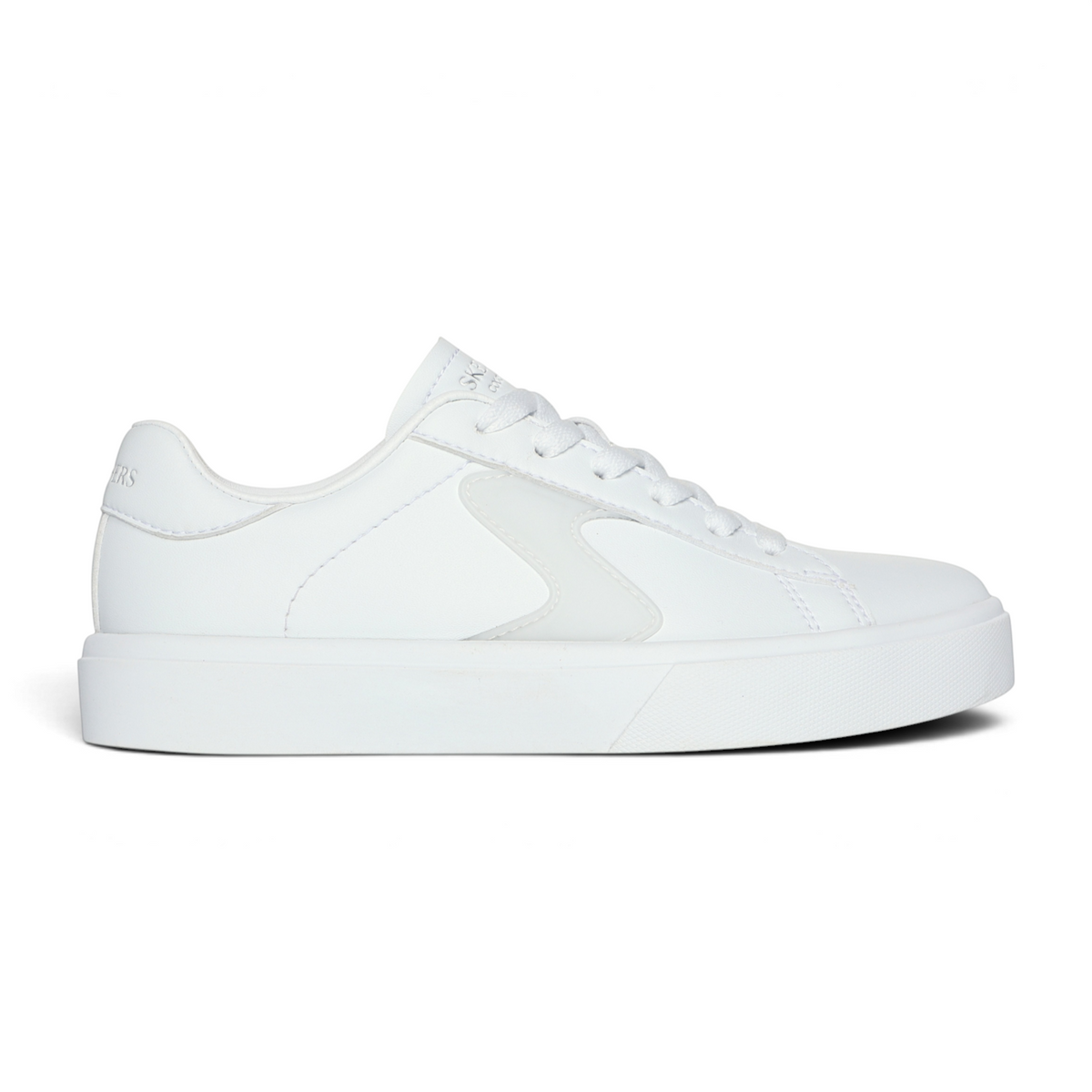 FRG EDEN LX white low-top sneaker with a clean synthetic leather upper and matching white rubber platform sole