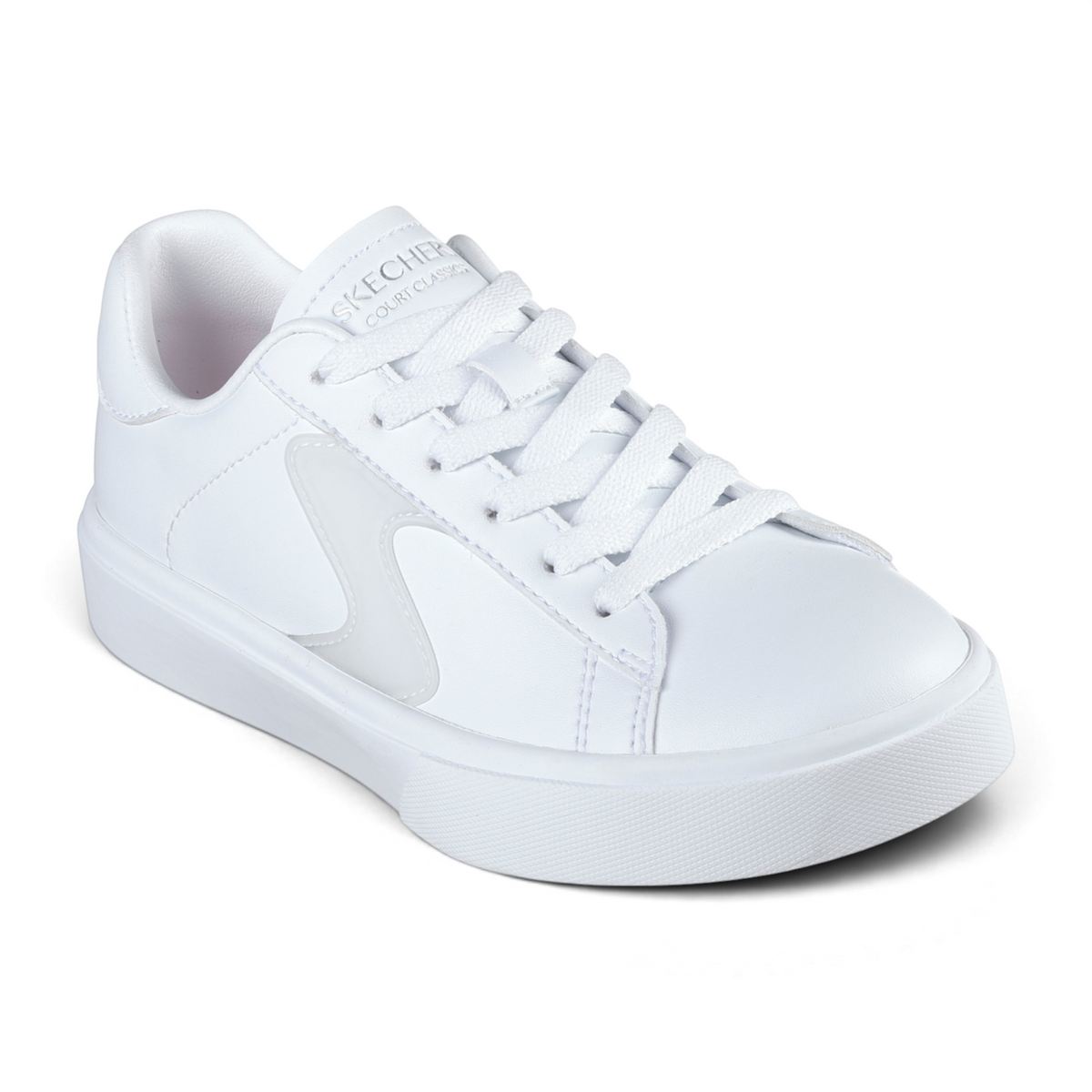 FRG EDEN LX white court-style sneaker with smooth synthetic upper and tonal side panel detailing