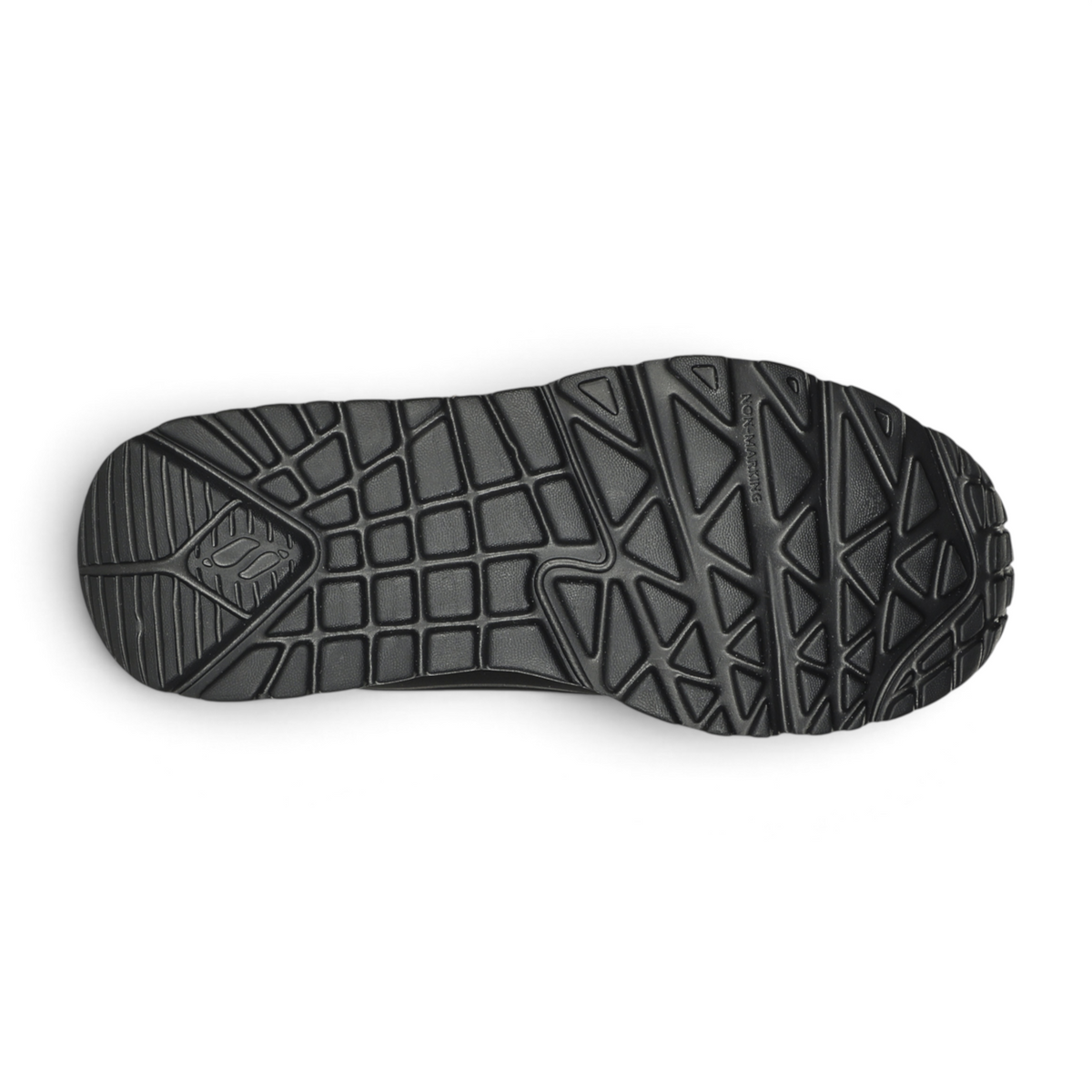 FRG SKECHERS Street Tres-Air Uno Vision-Airy sneaker black rubber outsole with non-marking tread pattern