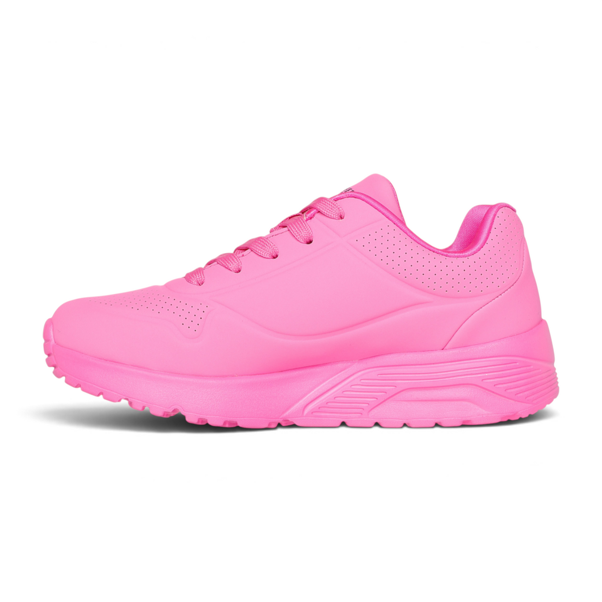 FRG SKECHERS Street Tres-Air Uno Vision-Airy slip-in sneakers in vibrant hot pink with a perforated synthetic upper.