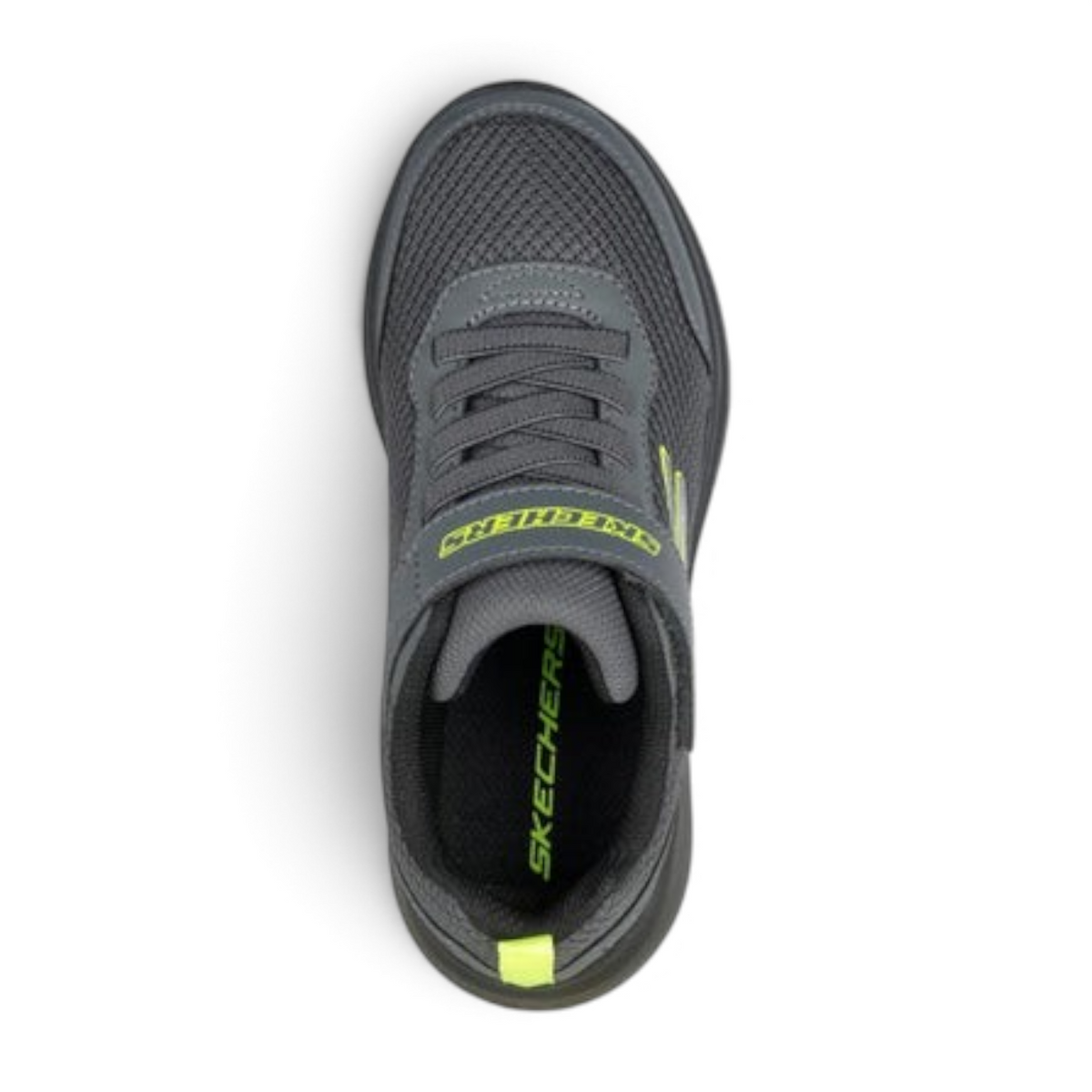 FRG Skechers Selectors Reset Achieved gray and green mesh sneakers with stretch laces and adaptive closure