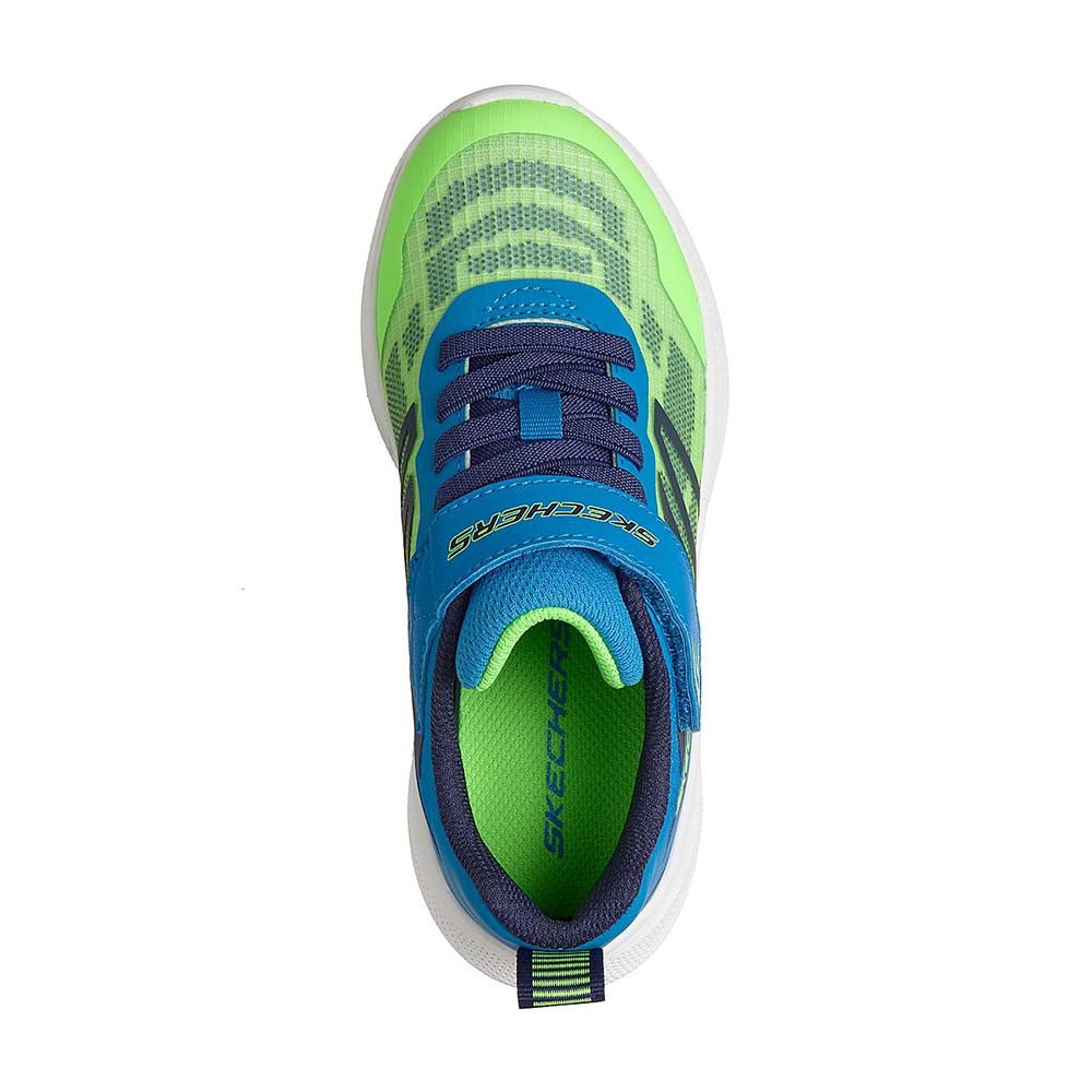 Skechers Microspec Velocity Lime Blue