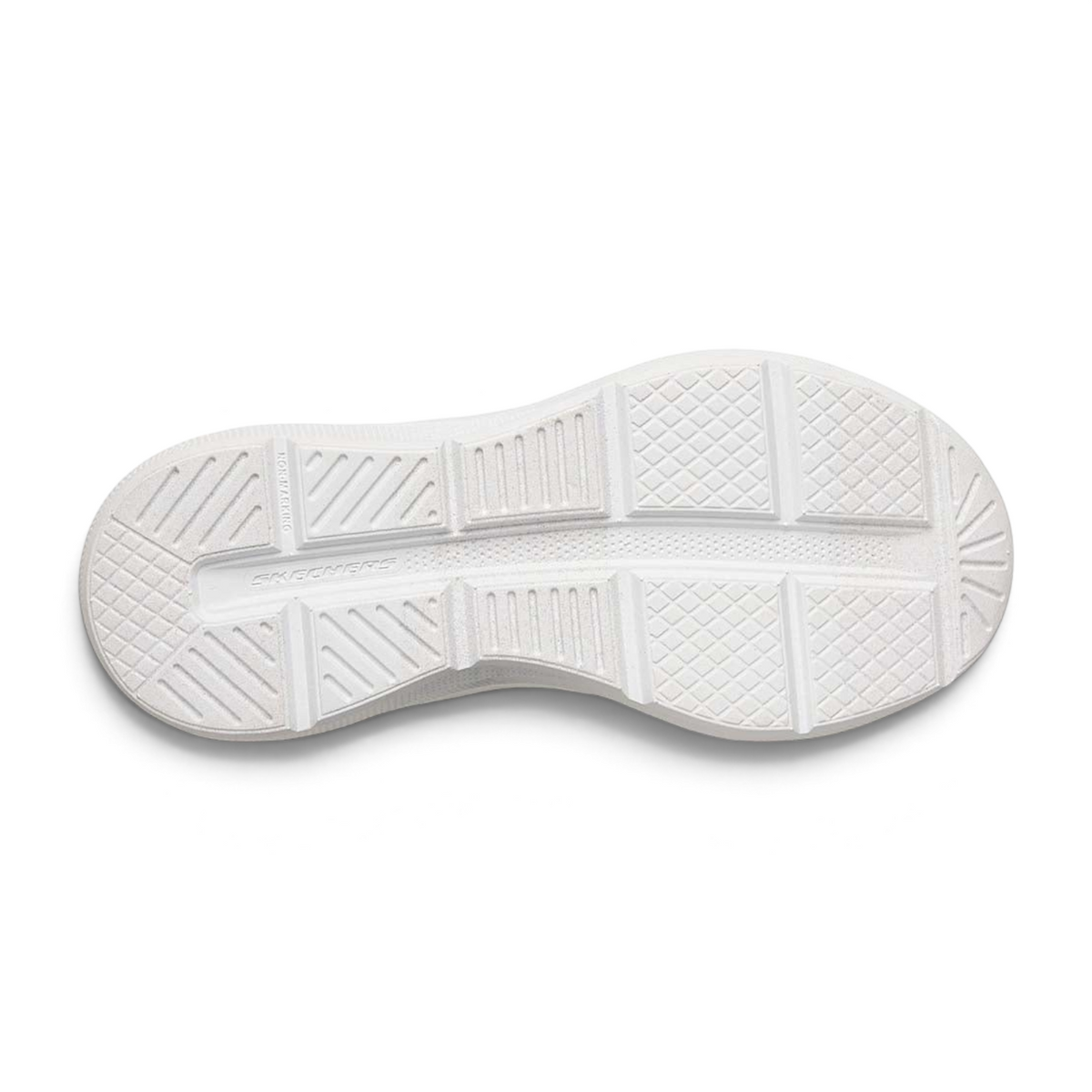 FRG Skechers Microspec Velocity kids sneaker white non-marking rubber outsole with textured grip pattern