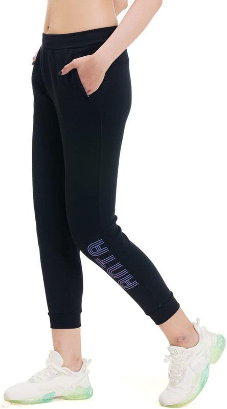 ANTA Basic Training Knit Ankle Pants Basic Black