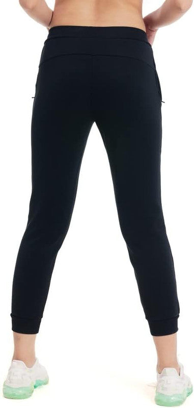 ANTA Basic Training Knit Ankle Pants Basic Black