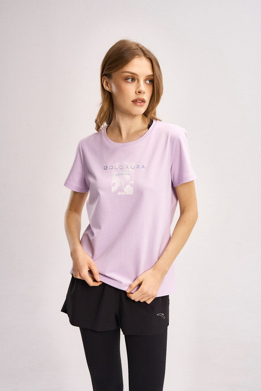 ANTA Cross Training Short Sleeve T-Shirt L.Purple