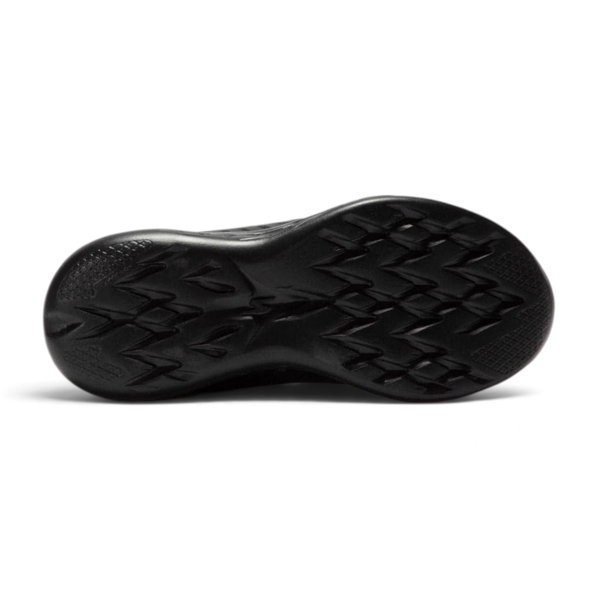 FRG Skechers GO Run 600 Bexor kids shoe featuring a durable black textured rubber outsole for traction