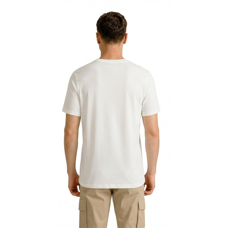ANTA Retro Sports Short Sleeve T-Shirt White