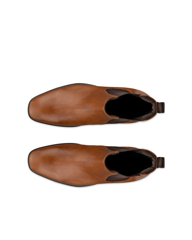 ECCO METROPOLE MILAN SADDLE MEN FORMAL BOOTS SADDLE