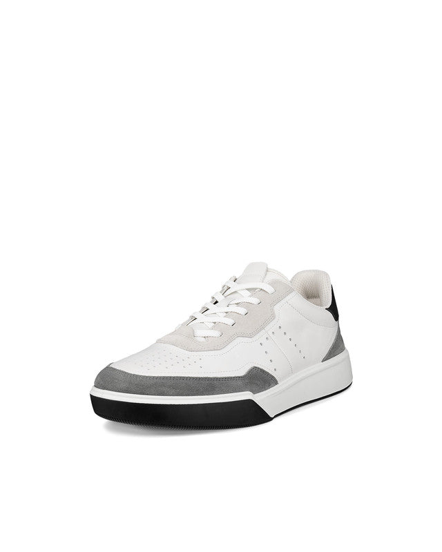 ECCO STREET COURT M MOON MEN CASUAL SNEAKERS MOON/WHITE/GRAVEL/SEA TANGLE
