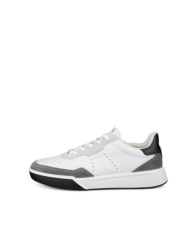 ECCO STREET COURT M MOON MEN CASUAL SNEAKERS MOON/WHITE/GRAVEL/SEA TANGLE