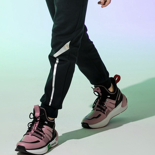 ANTA Running Knit Track Pants Dream Black