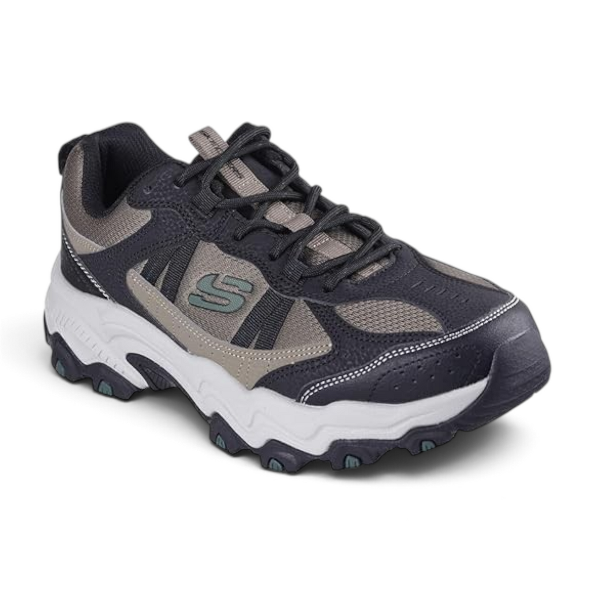 FRG Skechers STAMINA AT trail sneakers in brown and black with a durable lace-up design and rugged outsole.
