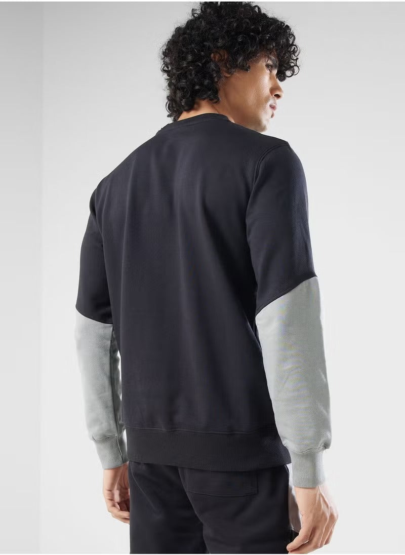 UTILITY PANELLED SWEAT