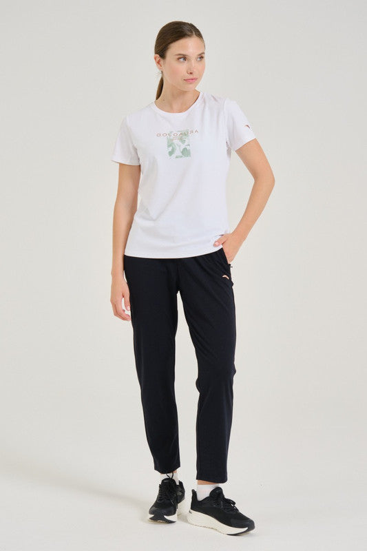ANTA Cross Training Short Sleeve T-Shirt White