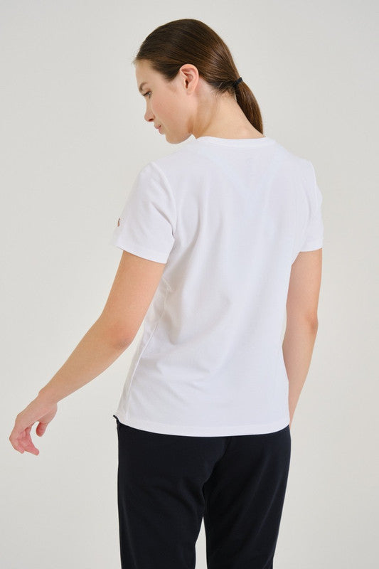 ANTA Cross Training Short Sleeve T-Shirt White