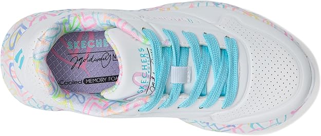 Skechers x JGoldcrown Uno Lite Lovely Luv Wht/Pnk/Turq