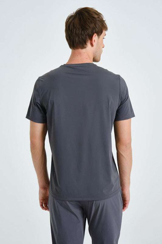 ANTA Running Short Sleeve T-Shirt Grey
