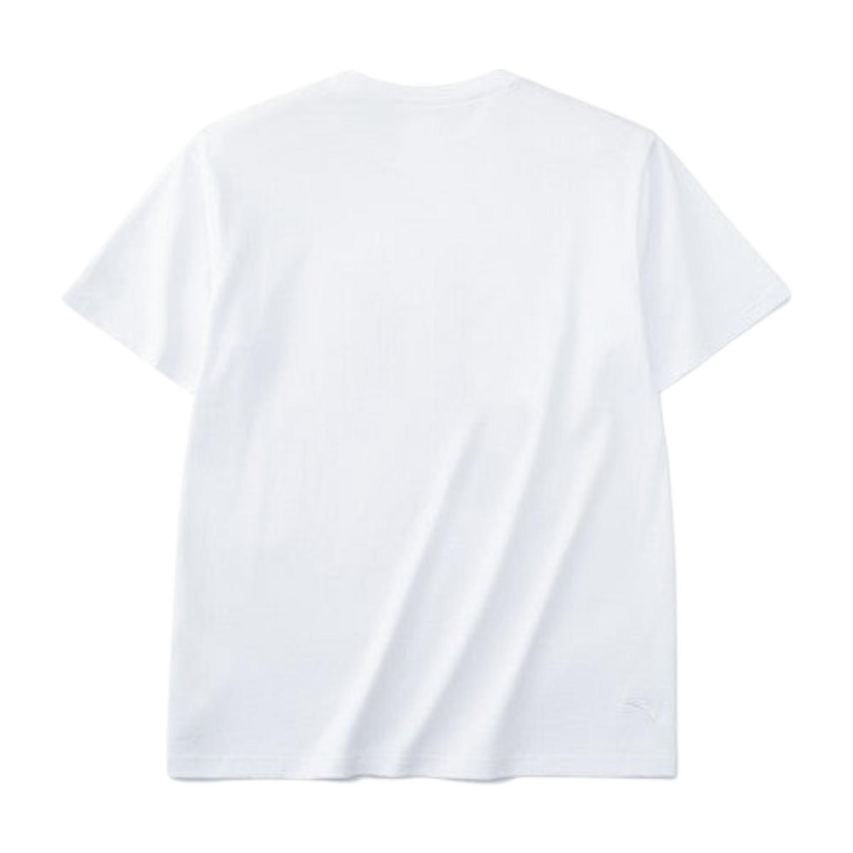 FRG ANTA KTEE pure white cotton crew neck short sleeve t-shirt, back view