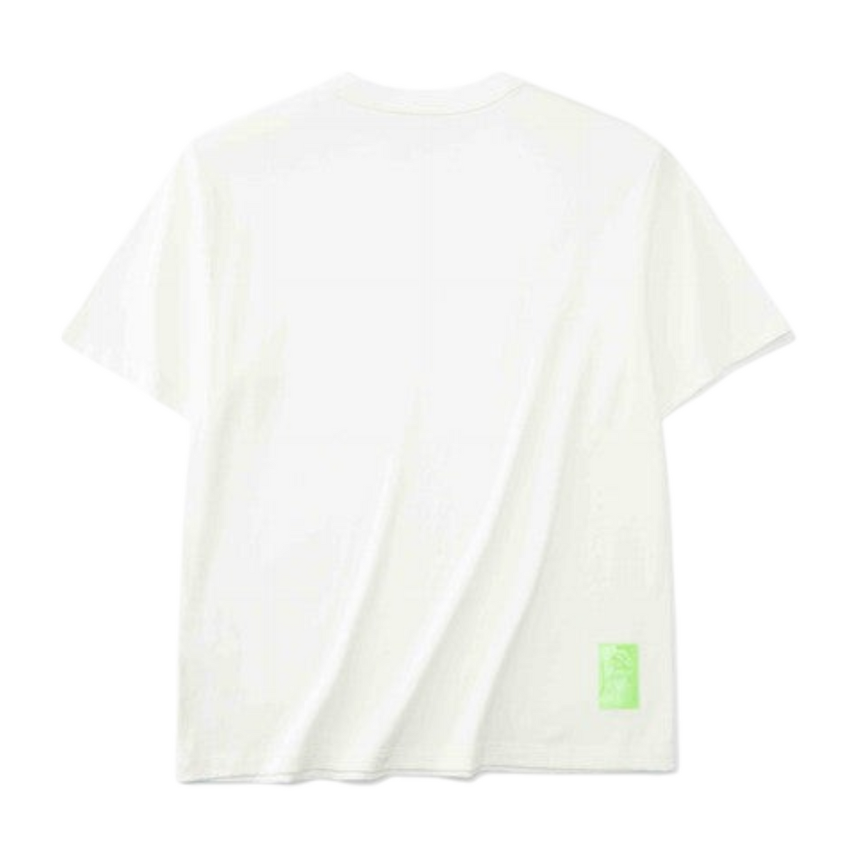 FRG ANTA A-DRY FAST beige short sleeve training t-shirt, back view showing moisture-wicking cotton-blend fabric.