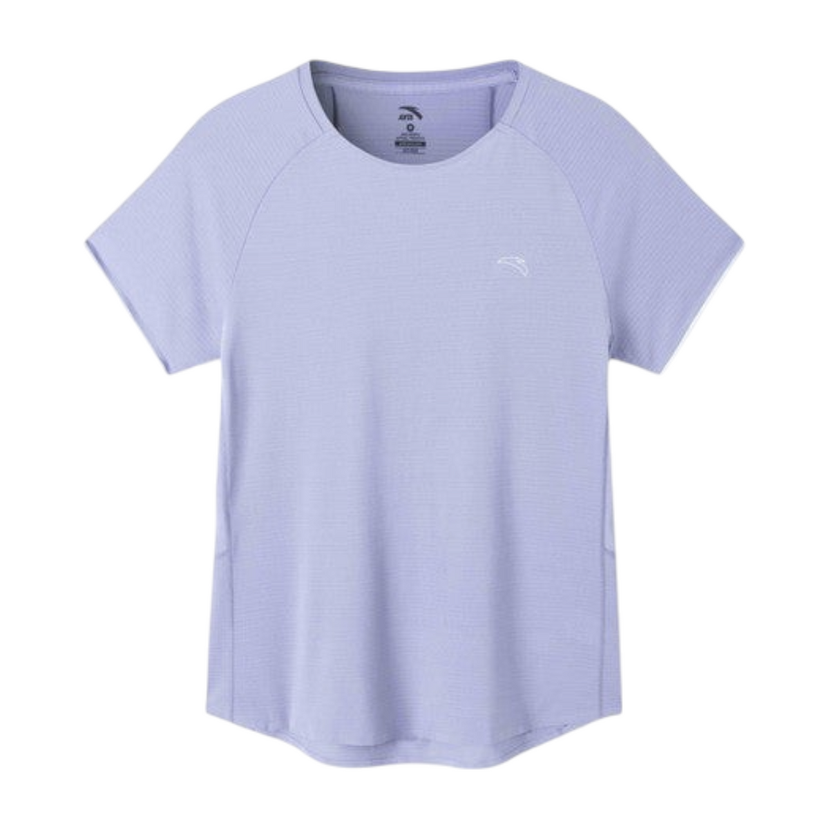 FRG ANTA Racing Challenges purple short sleeve running t-shirt with A-DRY FAST moisture-wicking fabric