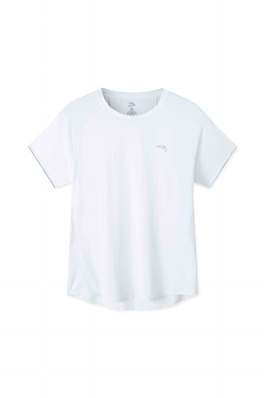 ANTA Racing Challenges Running Short Sleeve T-Shirt Pure White
