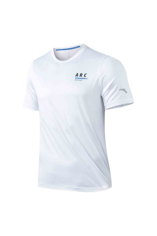 ANTA Running Short Sleeve T-Shirt Pure White