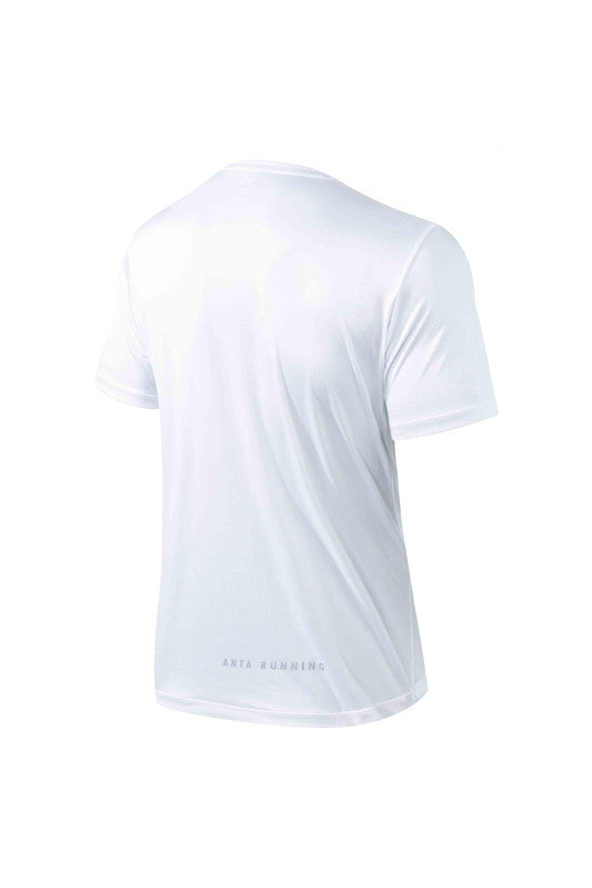 ANTA Running Short Sleeve T-Shirt Pure White