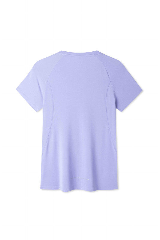 ANTA A-Chill Touch Running Short Sleeve T-Shirt Crystl Vlet