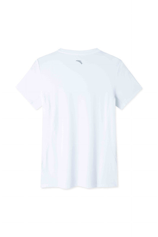 ANTA A-Chill Touch Running Short Sleeve T-Shirt Pure White