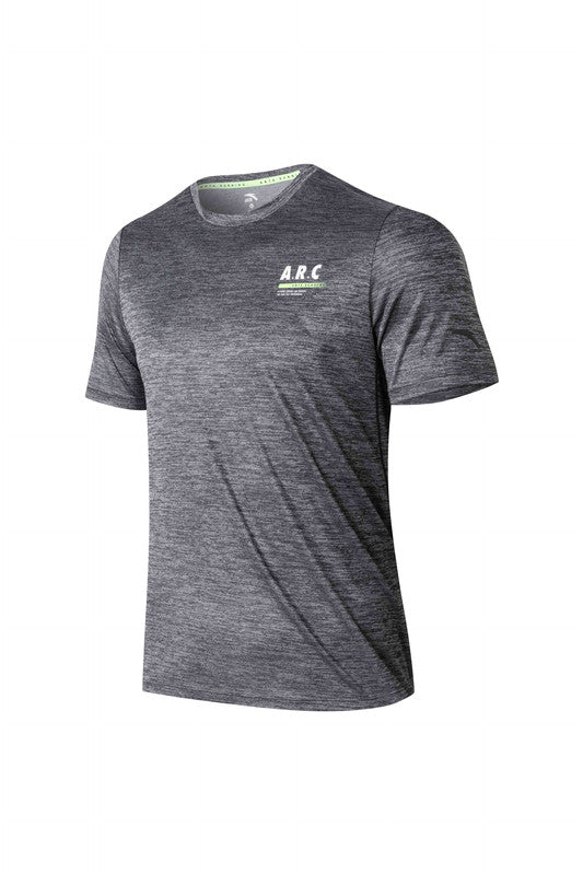 ANTA Running Short Sleeve T-Shirt Basic Black[ Grey]