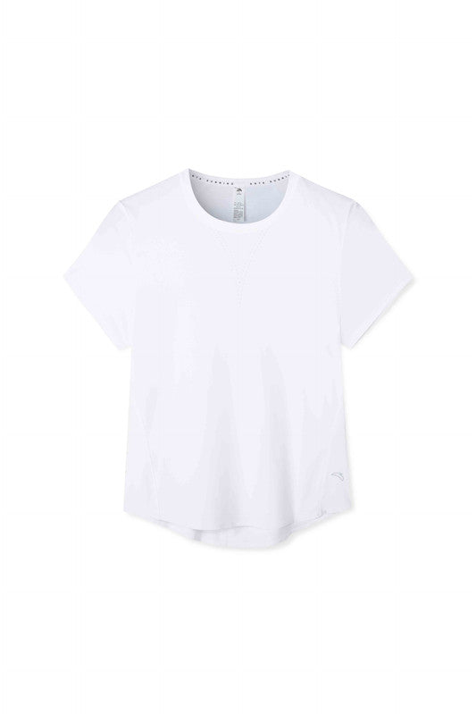 ANTA Racing Challenges Running Short Sleeve T-Shirt Pure White
