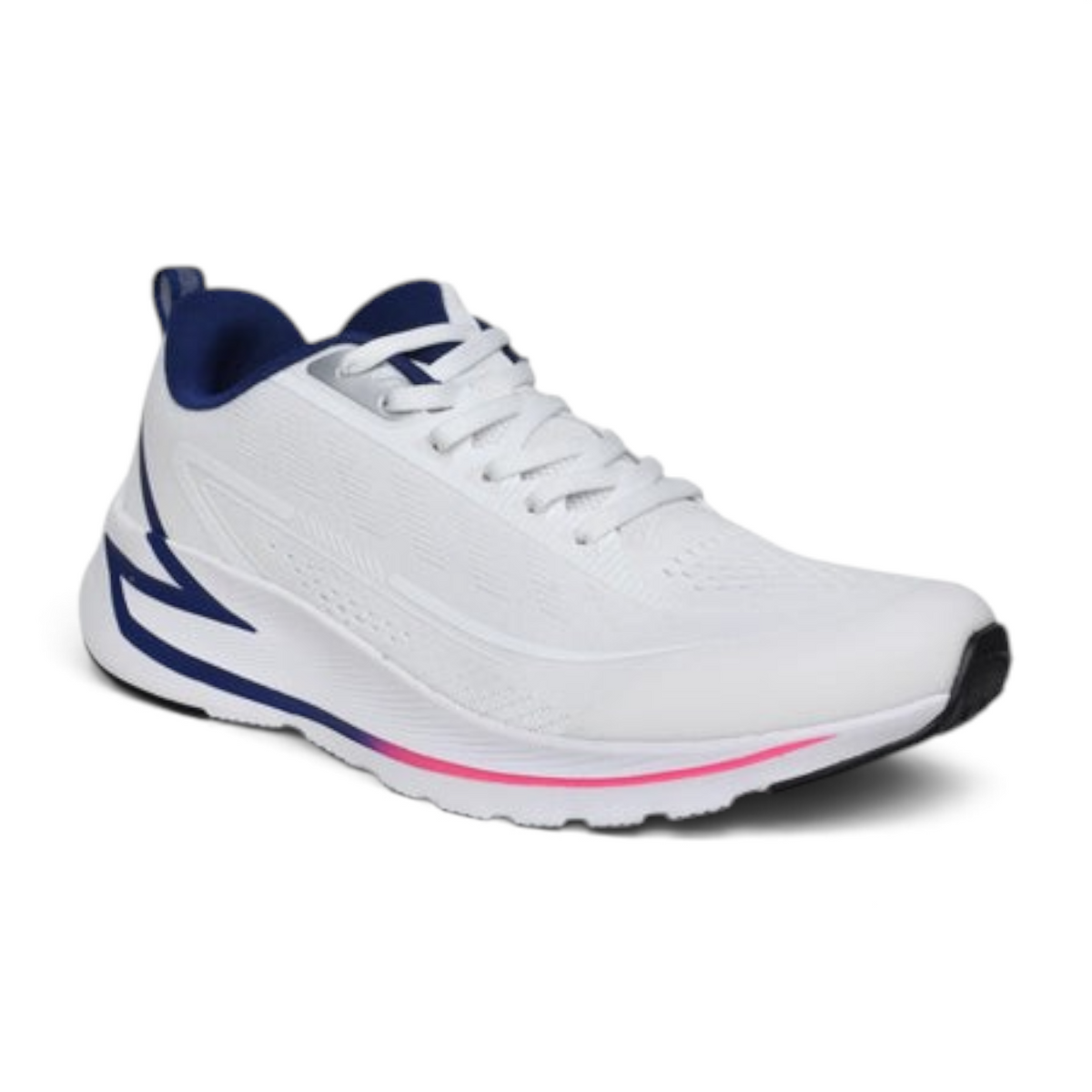 FRG ANTA lightweight running shoes in white and blue with breathable mesh upper and cushioned midsole