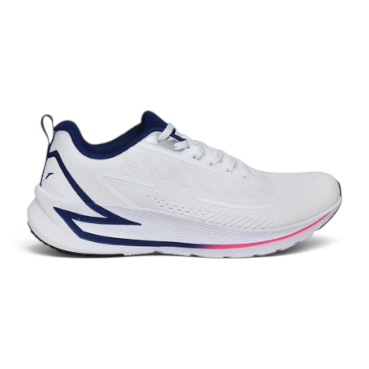 FRG ANTA lightweight running shoes in white and blue with breathable mesh and cushioned midsole for daily training.