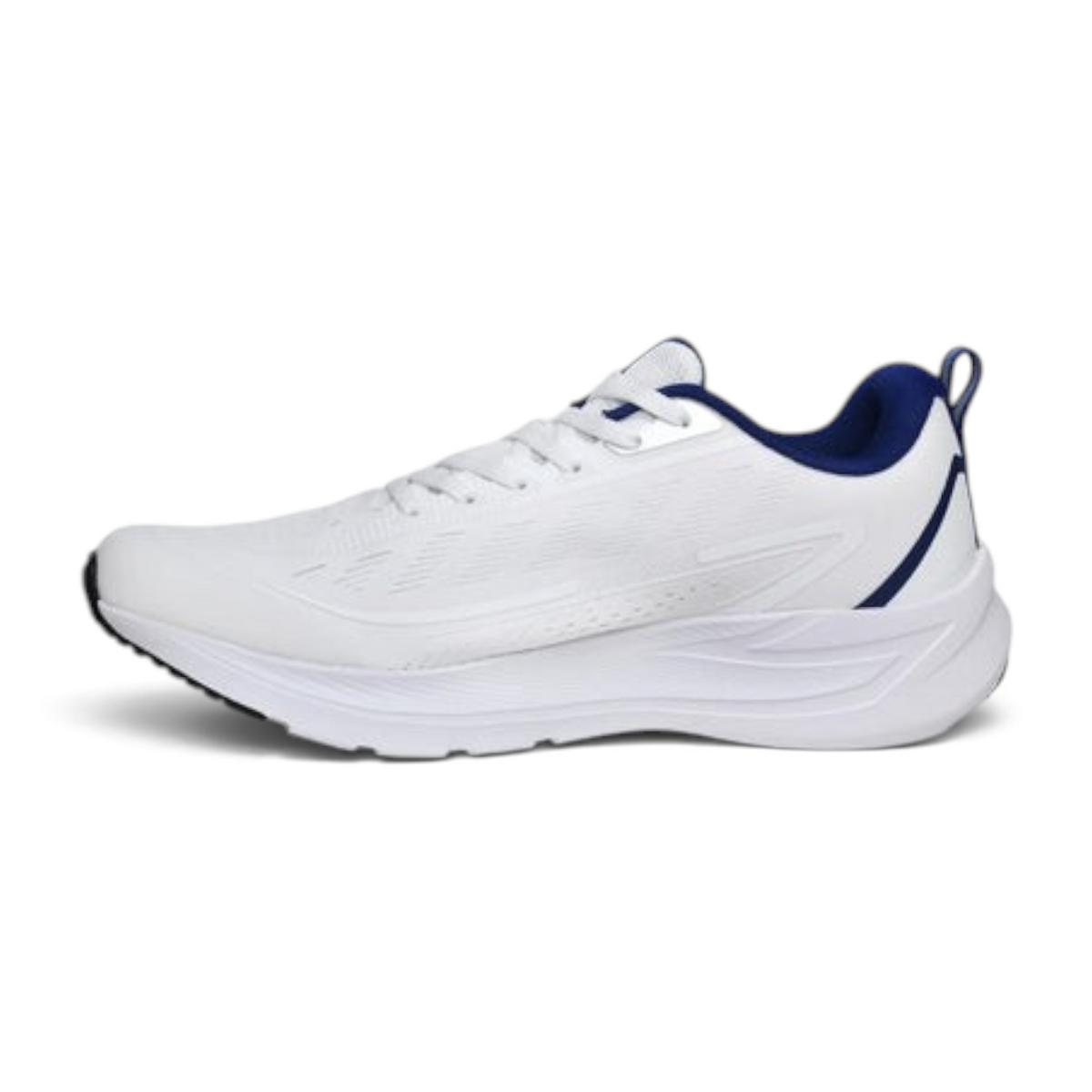 FRG ANTA lightweight running shoes in white and blue with breathable mesh upper and cushioned midsole