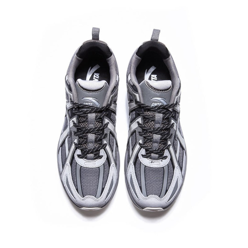 ANTA Retro Men’s Running Sneakers – Grey