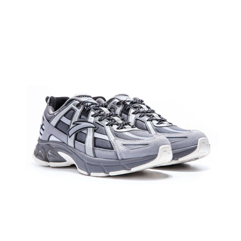 ANTA Retro Men’s Running Sneakers – Grey