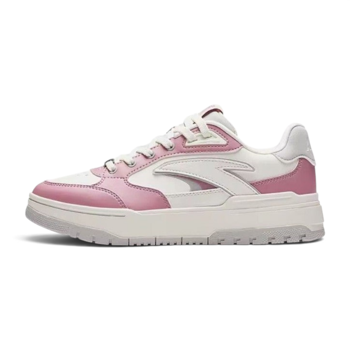 FRG Anta X-Game 982 women's lifestyle sneakers in dusty pink and beige with a chunky platform sole