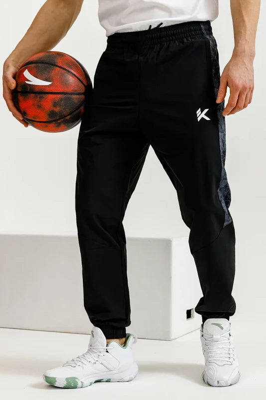 Anta Basketball Fabric Pants Black/Grey Suit