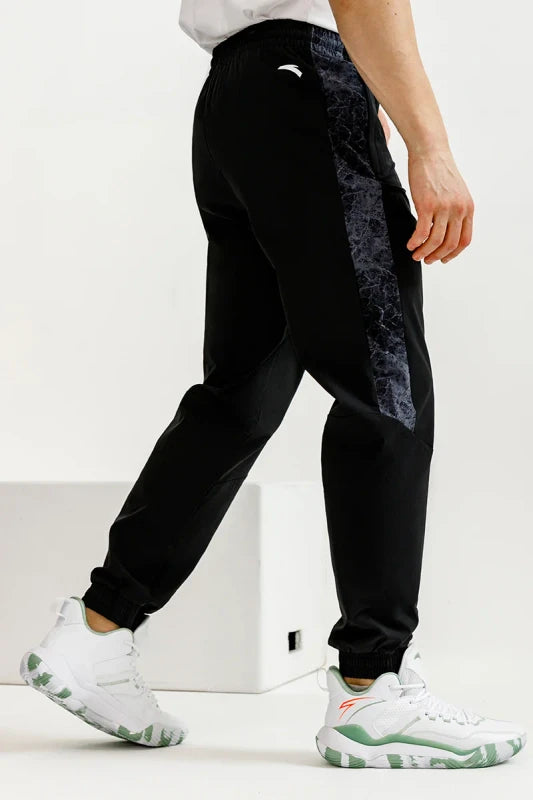Anta Basketball Fabric Pants Black/Grey Suit