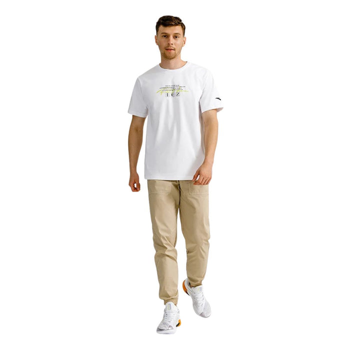 ANTA Night Game Short Sleeve T-Shirt White