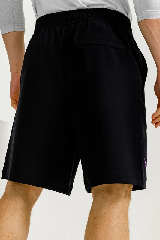 ANTA Knit Half Pants Black