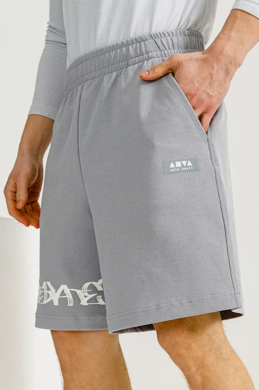 ANTA Knit Half Pants Grey