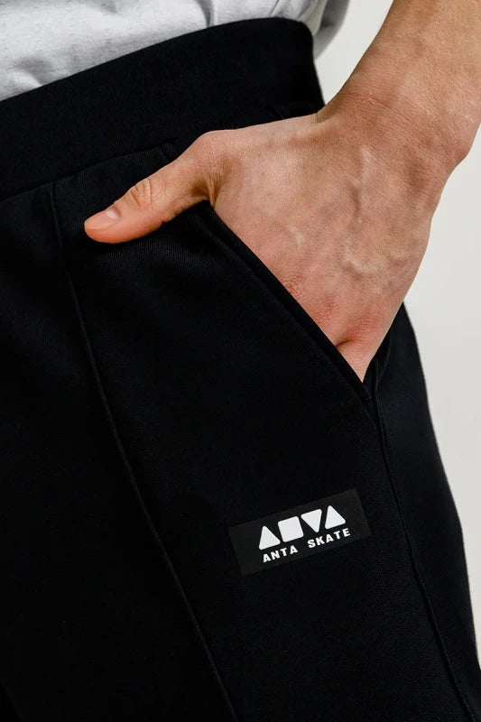 ANTA Knit Track Pants Black