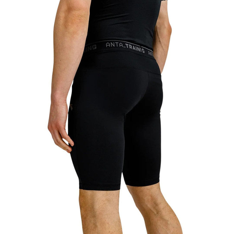 Anta Tight Half Pants Cross-Training Black