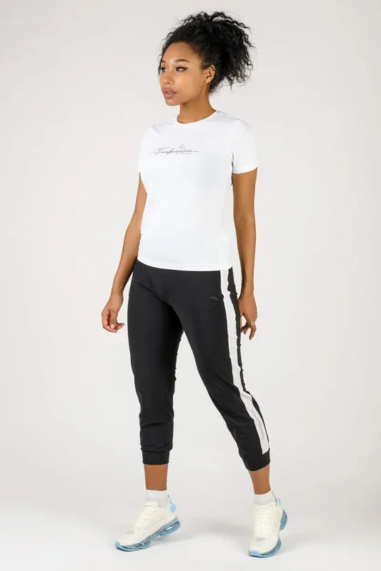 ANTA Cross Training Short Sleeve T-Shirt Snow White