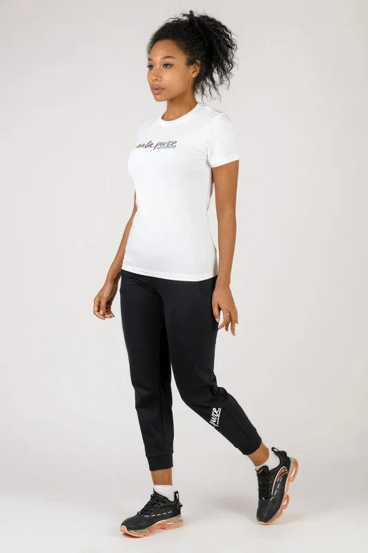 ANTA Cross Training Short Sleeve T-Shirt Snow White